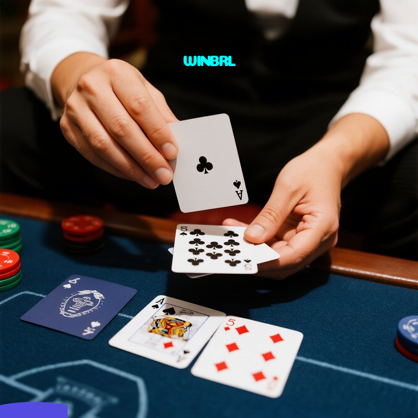 WINBRL:Aposte nas mesas de poker e mostre quem é o mestre das cartas!